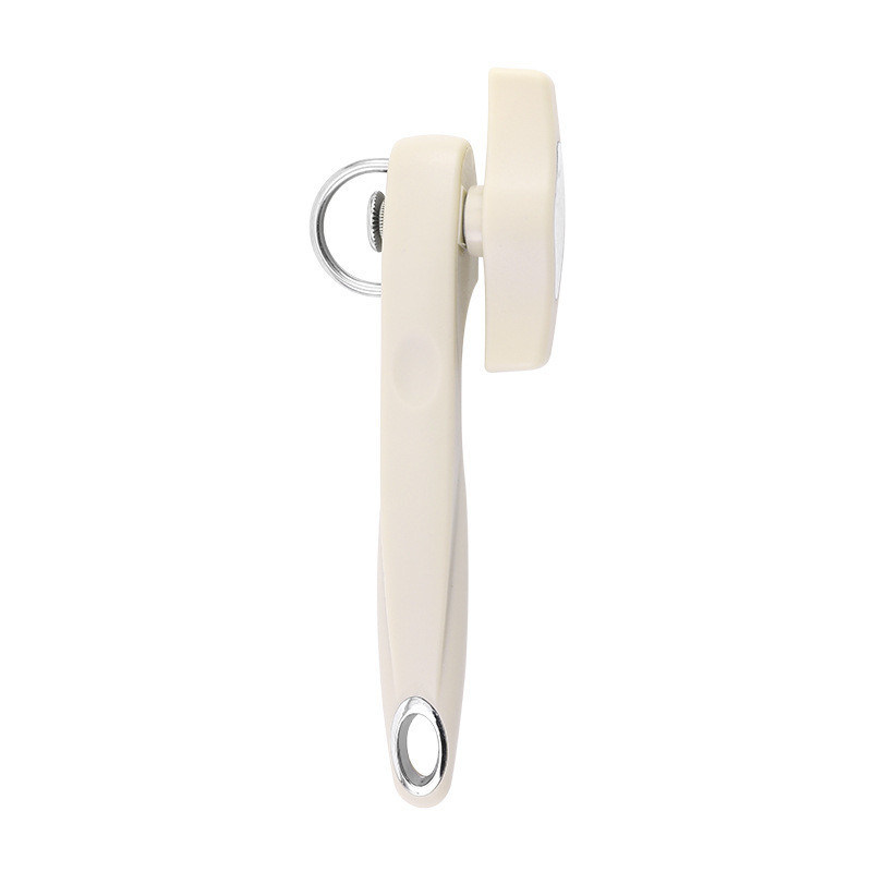 Apritore di lattina a taglio laterale in acciaio inossidabile con manopole girante