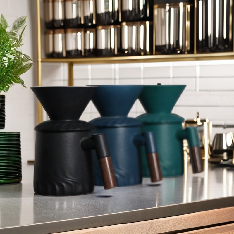 Classic porcellana ceramica gocciolante set per la preparazione senza tempo e versamento manuale