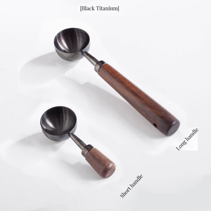 Cucchiai da caffè in acciaio inossidabile per ristoranti e case con maniglia ecologica