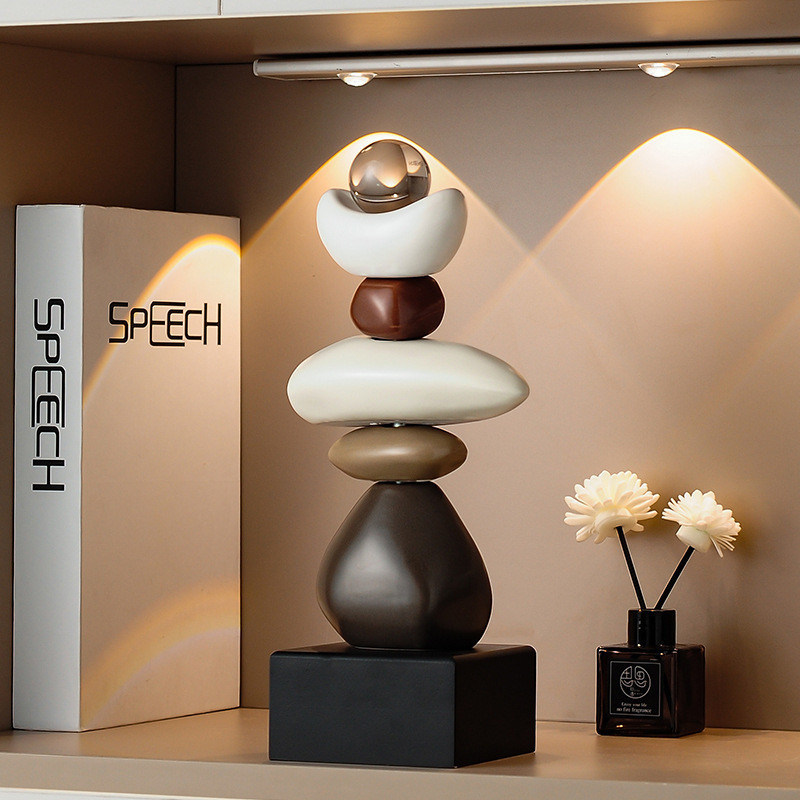 Elegant Desktop Statement Piece Occasion Decorazione in resina di bambù per interni di ufficio