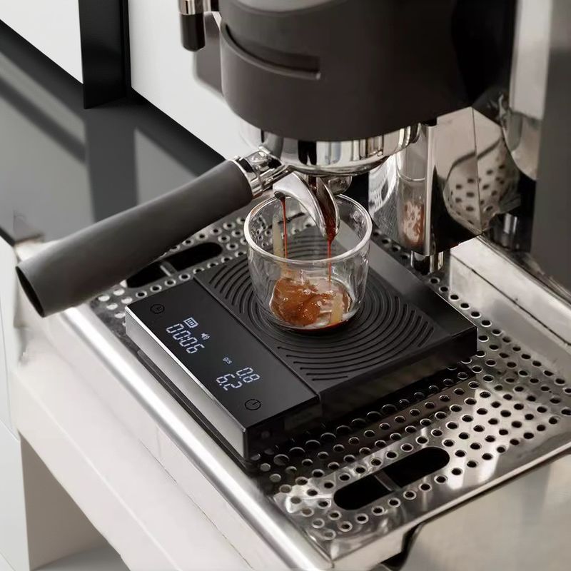 Scala elettronica a barre multifunzione per la pesatura precisa di frutta e caffè su display LCD