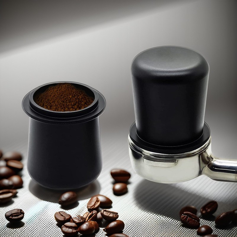 51/58mm Tazza per annusare il caffè in lega di alluminio eco-compatibile con tazza di dosaggio con alimentatore in polvere