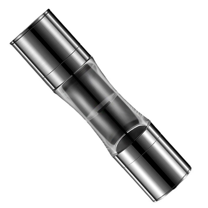 Spessore regolabile bottiglia di vetro a doppia testa salino peperoncino macina per ristorante