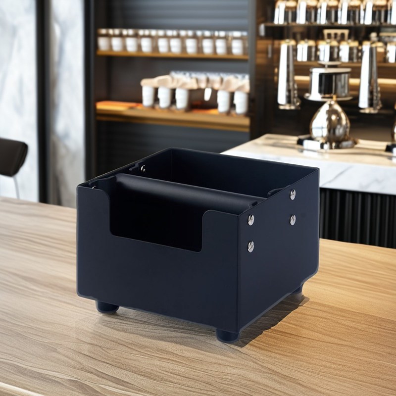 Casella di battitura in silicone a base antiscivolo rimovibile per la preparazione del caffè in ambienti commerciali