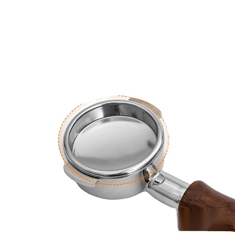 Funzione di latte di schiuma in acciaio inossidabile Portafiltre per caffè Cesto cieco per macchine da espresso