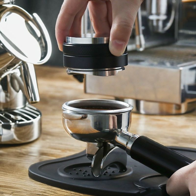 Stainless Steel Coffee Beans Tamper Set 51mm Strumento di livellamento per la casa/caffetteria con doppia testa