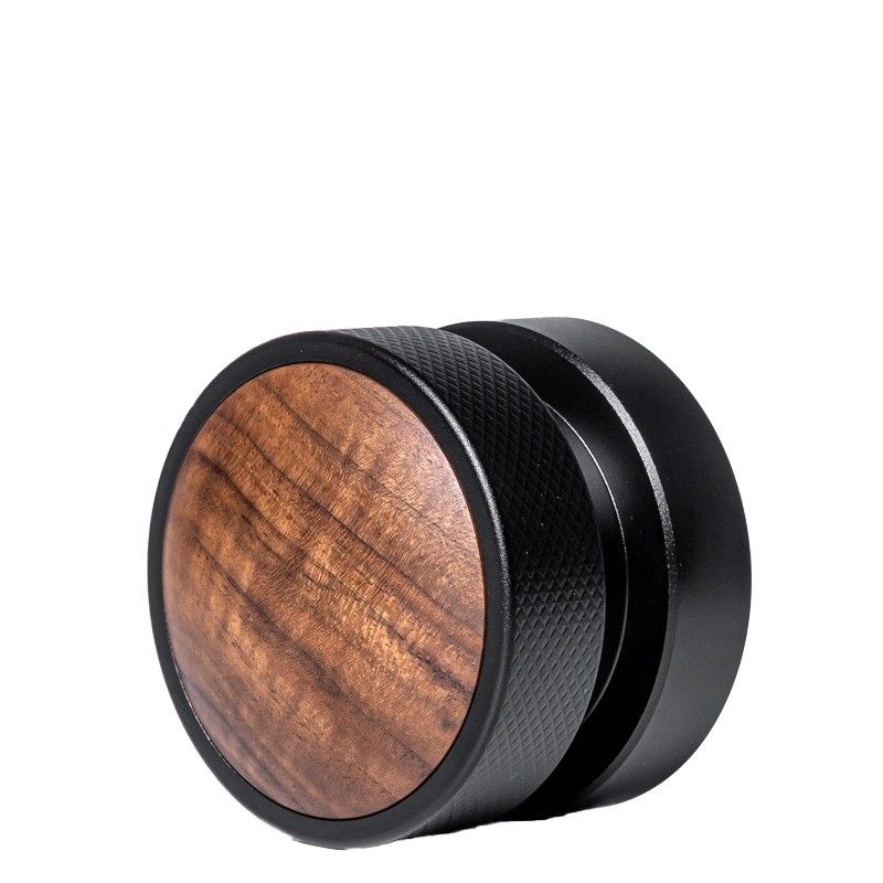 Personalizza il logo Acceptabile Legno di noce e acciaio inossidabile Espresso Tamper Set 58mm Dimensioni
