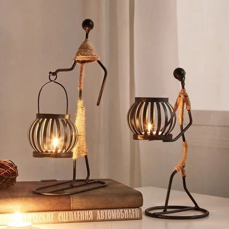 Aromaterapia d' argento Porta candelabri in ferro Ideale per la decorazione della casa Decorazione di matrimonio