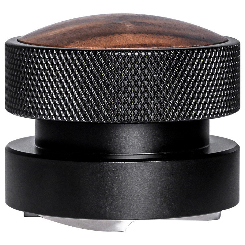 Caffettiere 51mm 53mm 58.35mm Walnut Wood Cap Forza gravitazionale Acciaio inossidabile