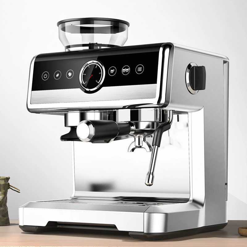 Macchina da caffè semiautomatica con tutti gli accessori Acciaio inossidabile italiano Automatica
