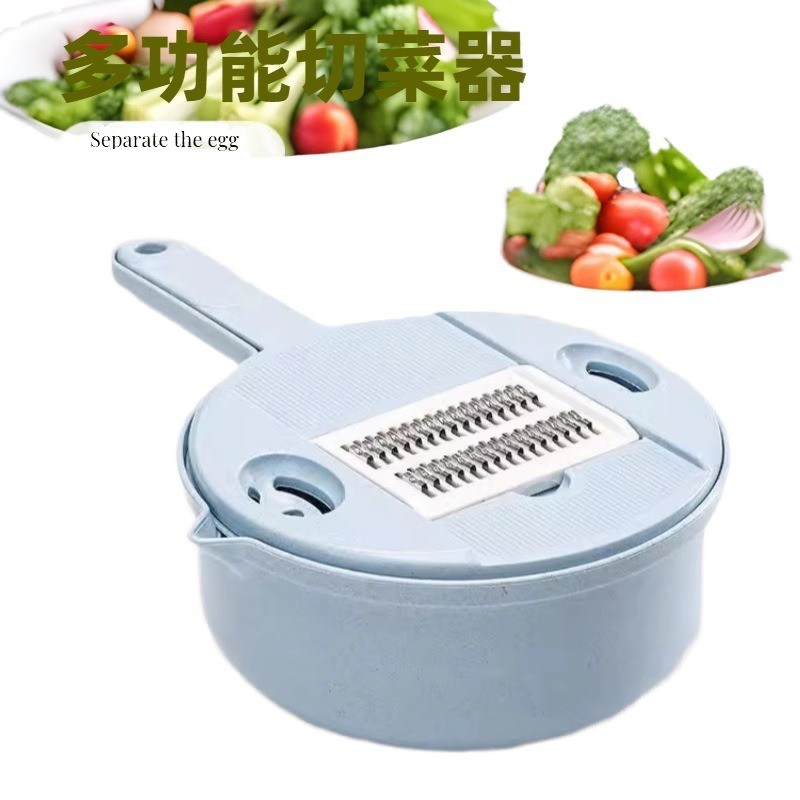 Logo Customized Stainless Steel Bowl Shaped Slicer Strumento versatile per il taglio di bambù