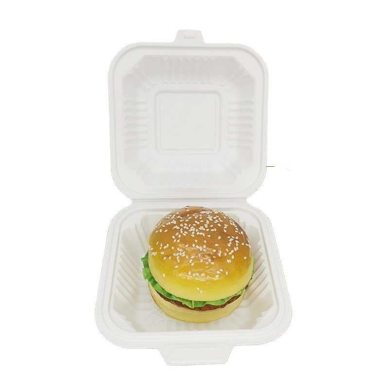 Imballaggio di alimenti bianchi Microonde monouso Casseforti quadrate di plastica con coperchio Prezzi