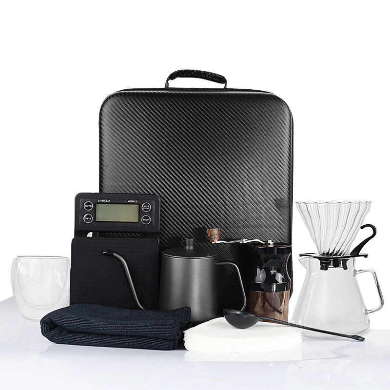 Custom Logo Eco-Friendly Portable Coffee Brew Travel Accessories Bag per il gruppo Barista