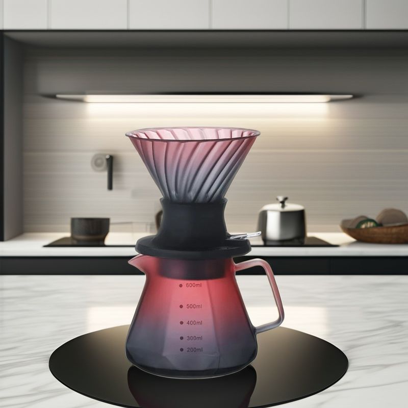Percolatori a goccia a mano di filtri per caffè in acciaio inossidabile per versare caffè e tè