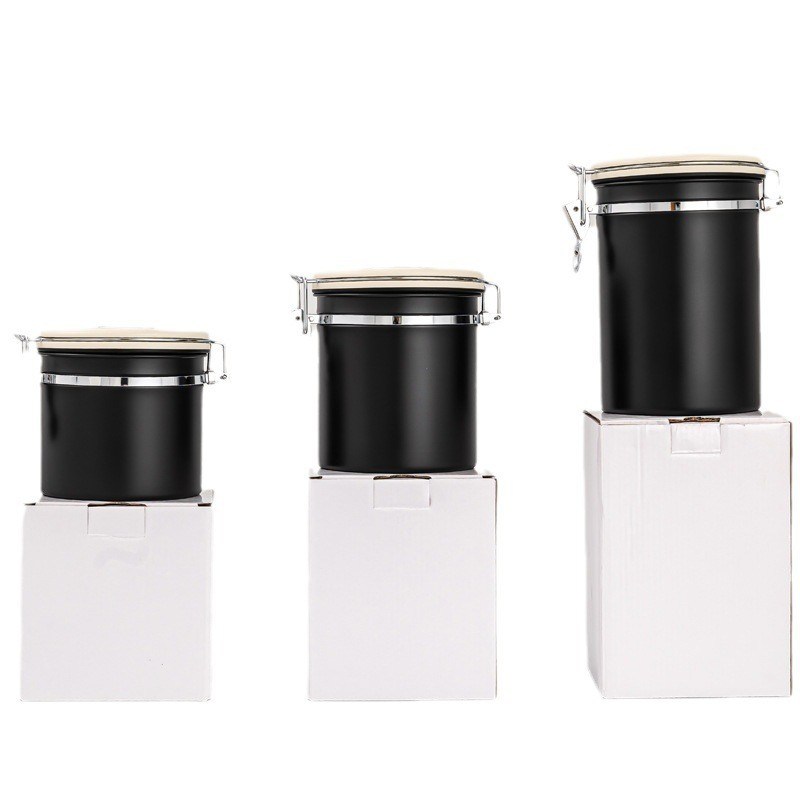 Confezione per la conservazione degli alimenti Modern 304 stainless steel coffee can with breathable preservation